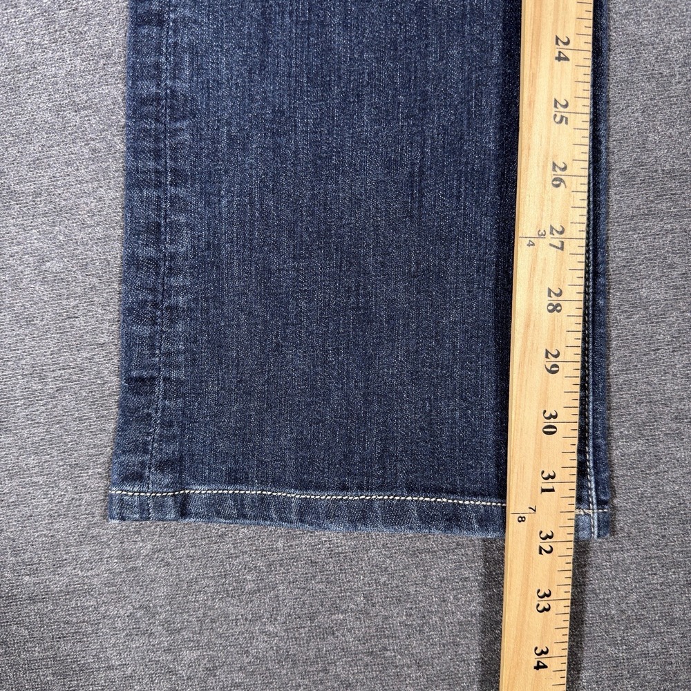 7 For All Mankind Blue Boot Cut Jeans - Picture 7 of 8